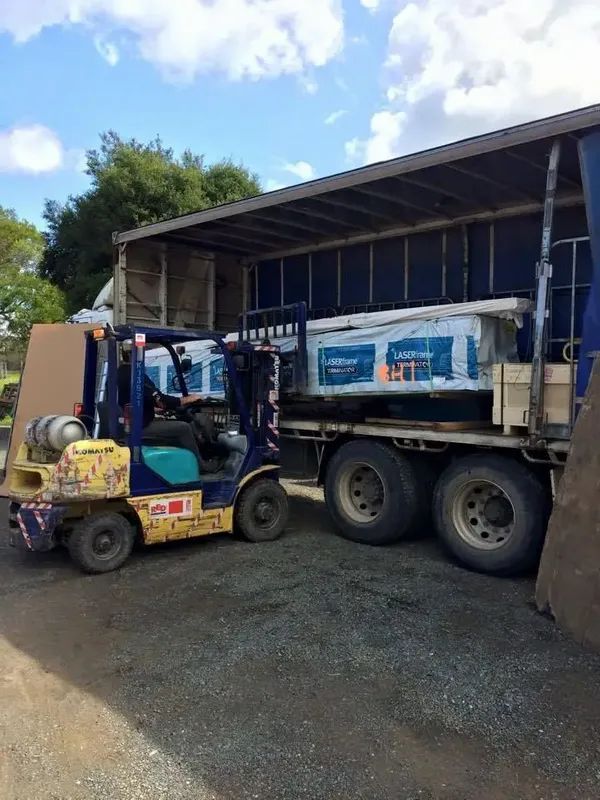 Forklift Moving Freight — Professional Transport in Forster, NSW