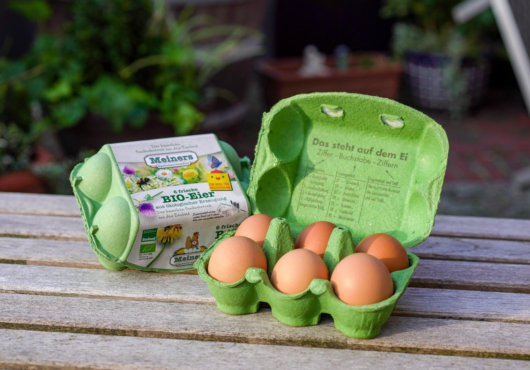 Geflügelhof Meiners, Eierverkauf, frische Bio-Eier