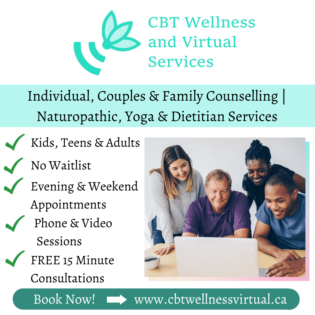 An overview of our services offered: psychotherapy, dietitian and naturopathic doctor