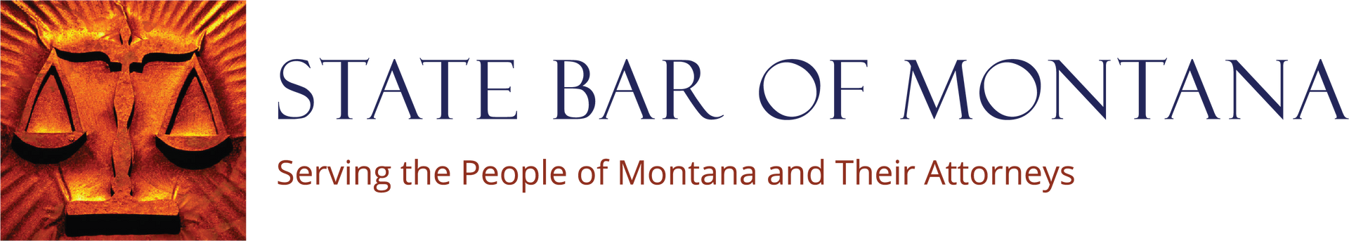 A logo for the state bar of montana
