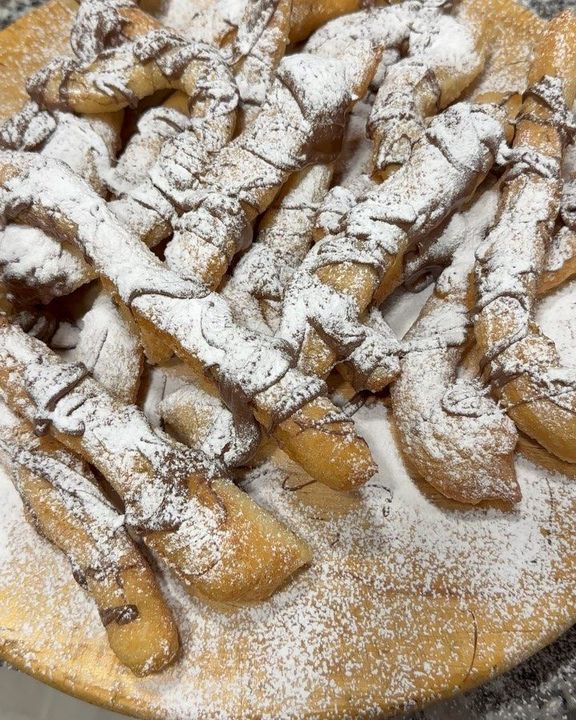chiacchiere fritte alla nutella