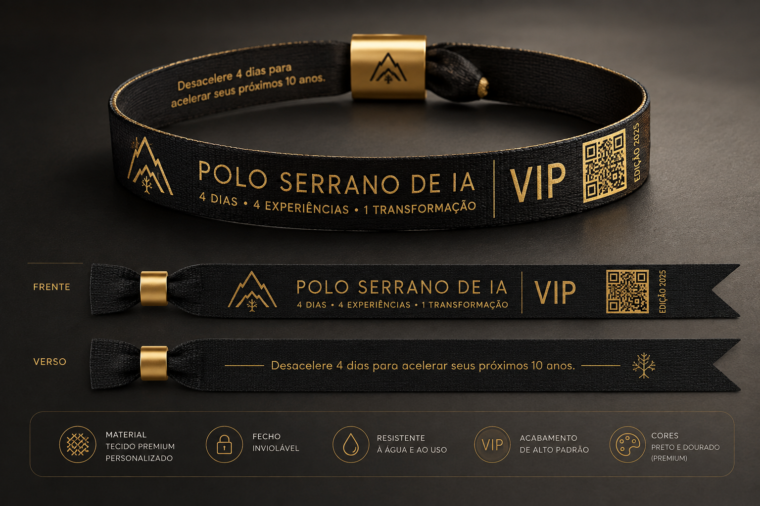 Itens da experiência pioneira do Polo Serrano de IA