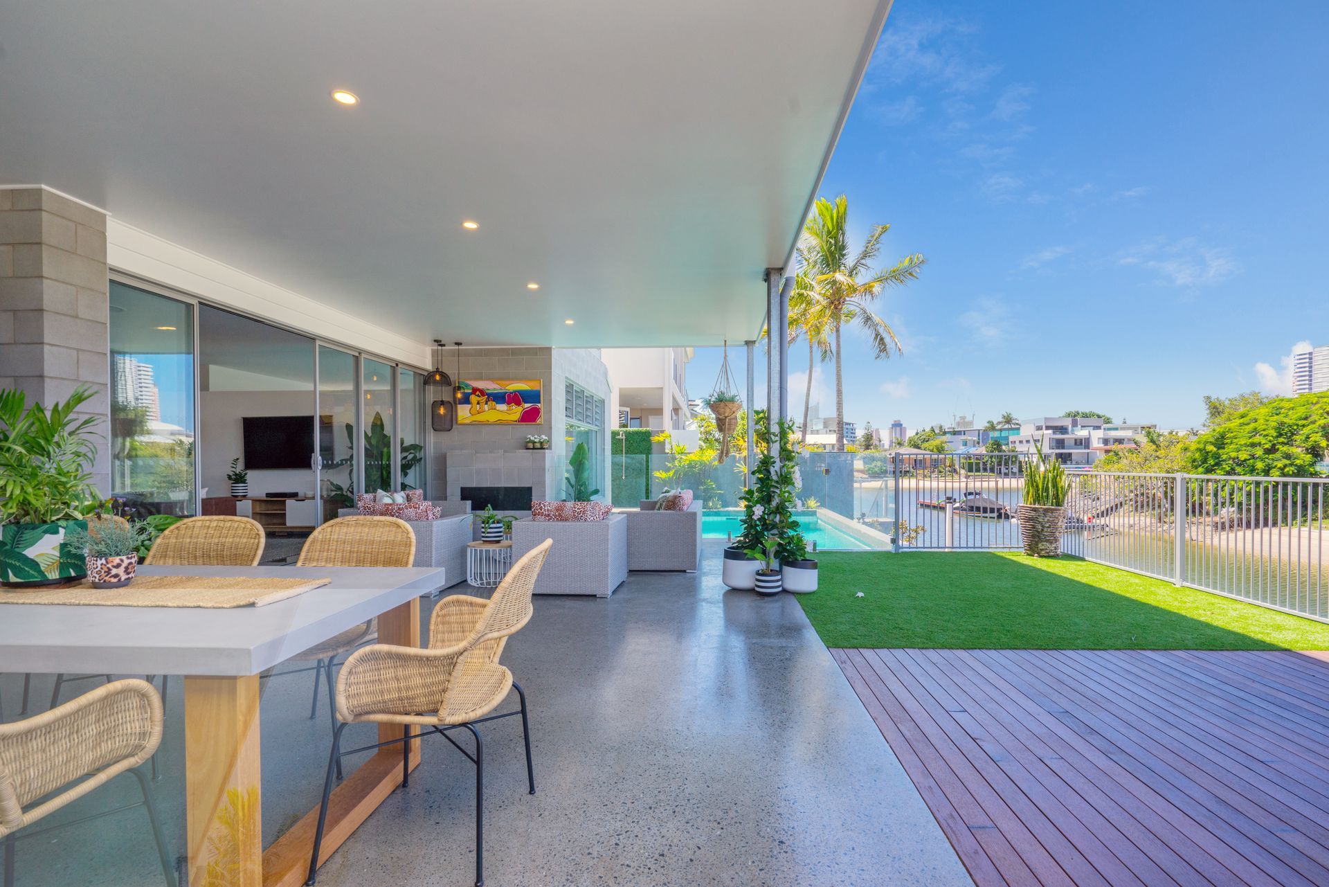 concrete patio