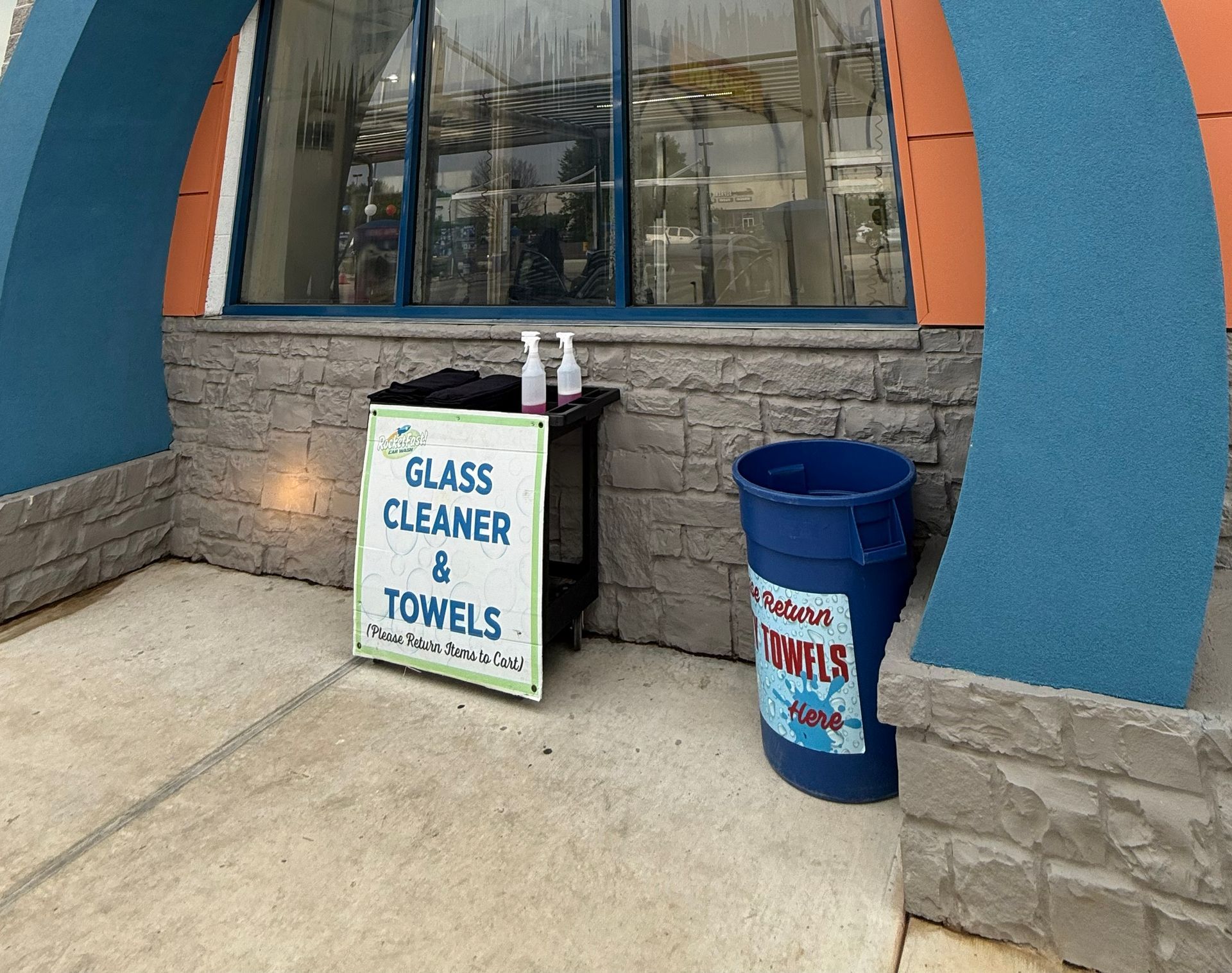 Complimentary towels