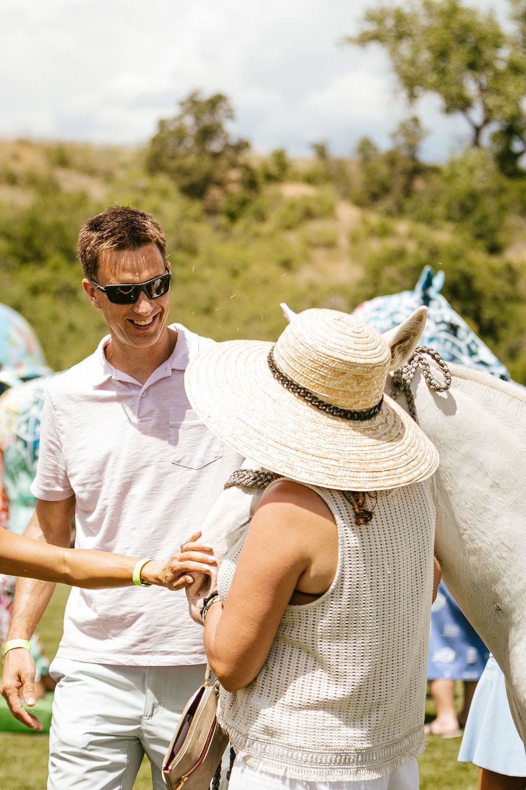 Kim DeLashmit and her pony Santos