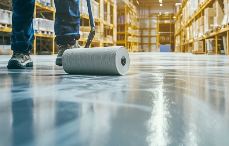 Stunning Epoxy Floor Coating For Moisture Resistant Industrial Use image
