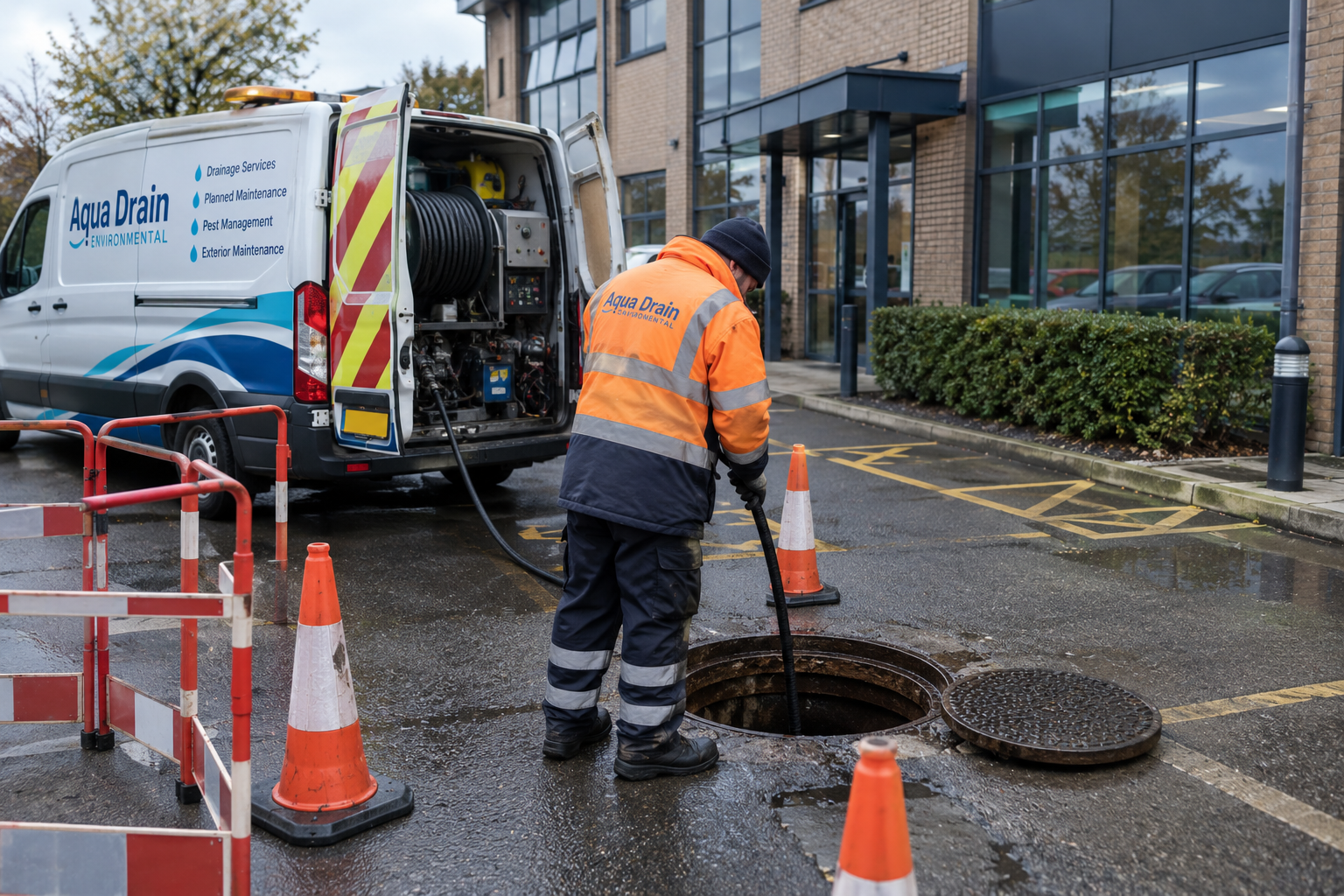 Commercial property maintenance inspection