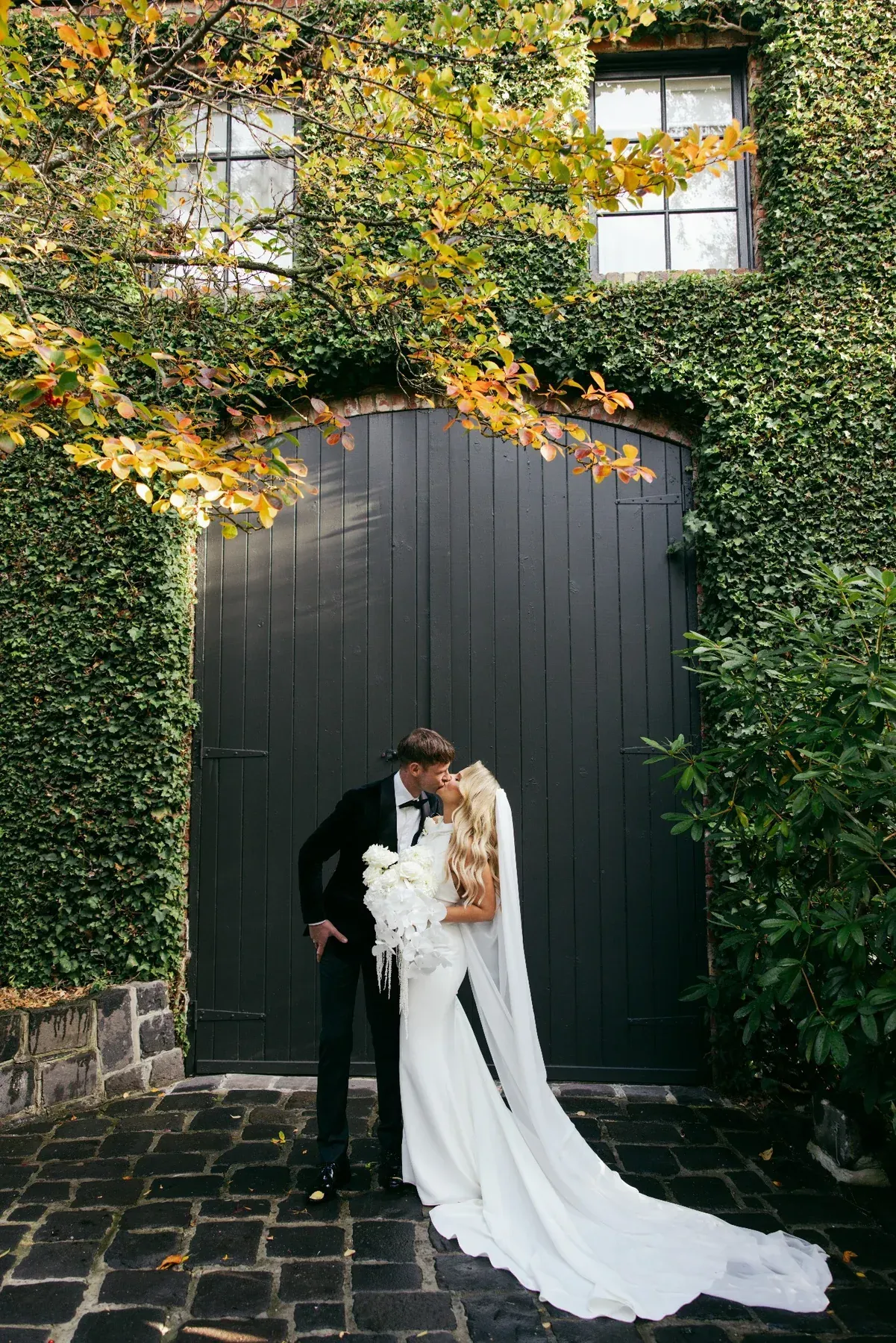 Tahlia and Jack at their wedding at Willow & Stone Estate in Ballarat