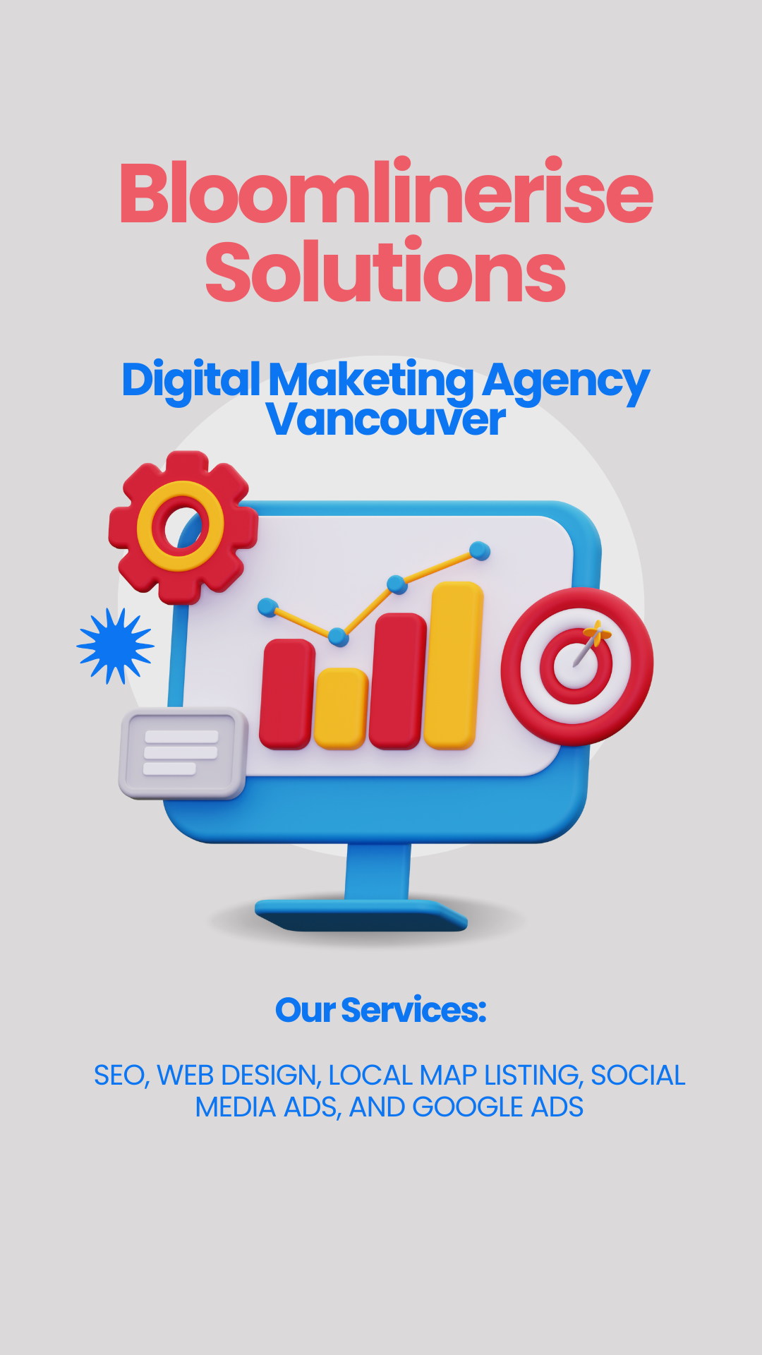 Bloomlinerise Solutions / digital marketing agency vancouver / small business marketing vancouver / local seo
