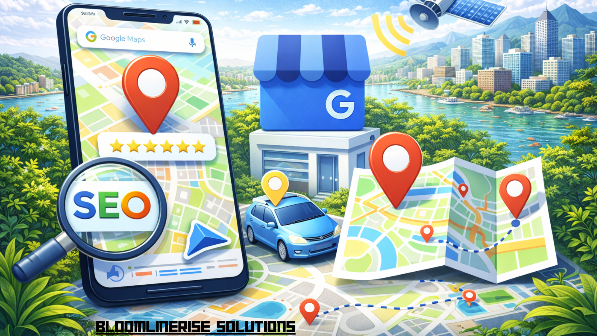 google maps seo in vancouver, Bloomlinerise Solutions, digital marketing agency vancouver, small business marketing