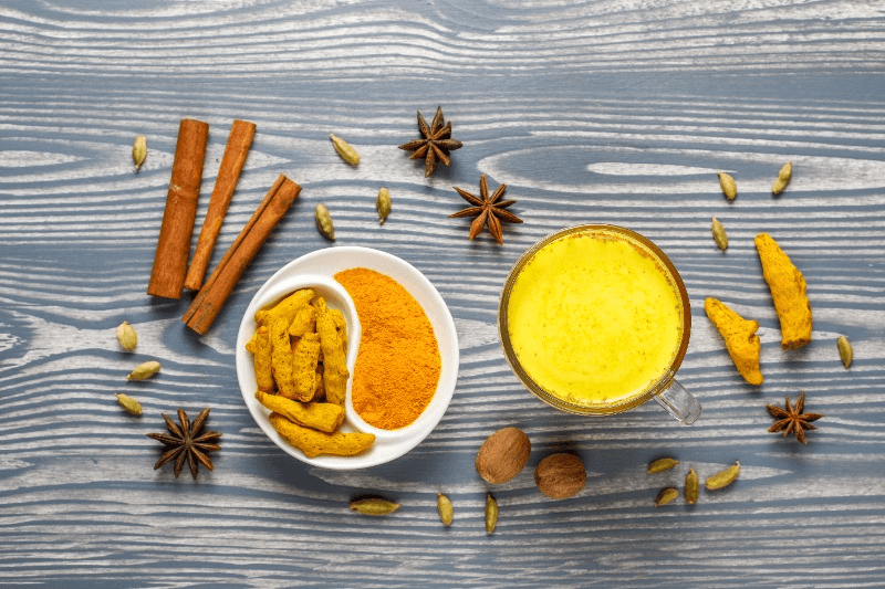 Curcuma cannelle gingembre