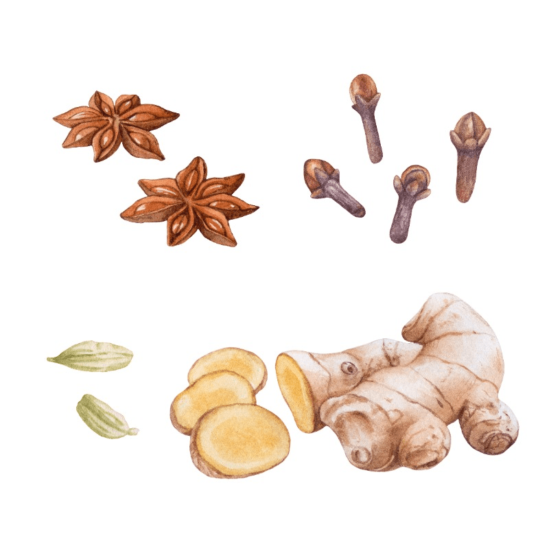 clou de girofle et gingembre
