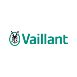 Een vaillant-logo met een konijn erop
