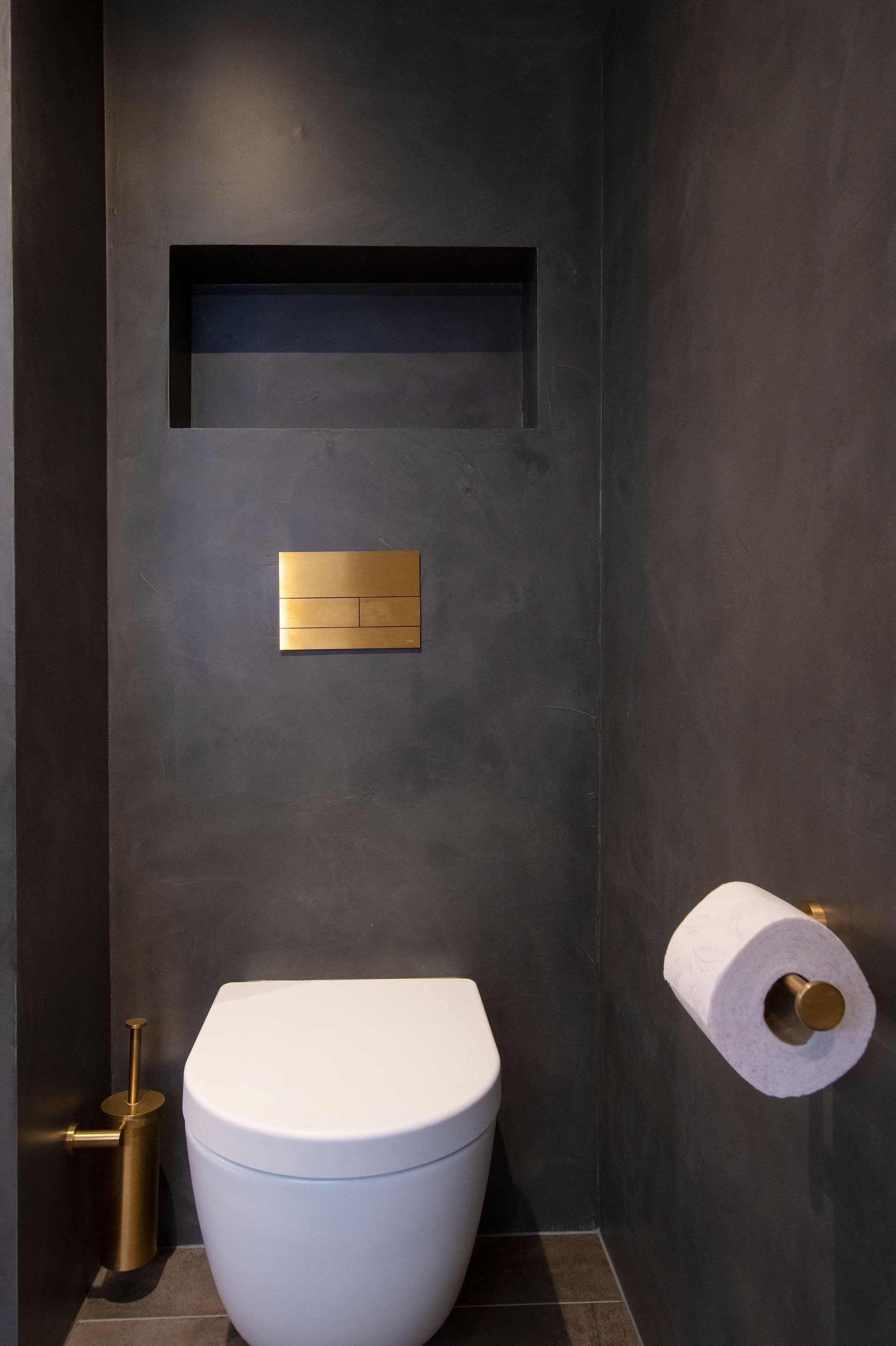toilet met beton look