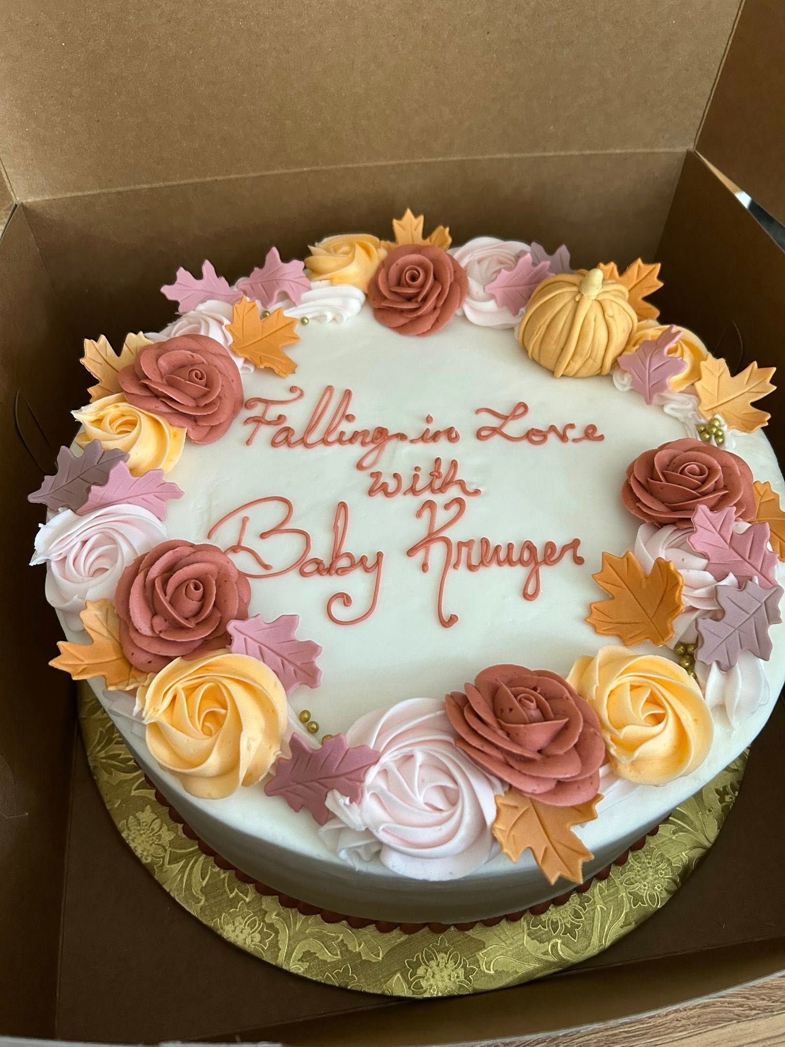 fall themed cake