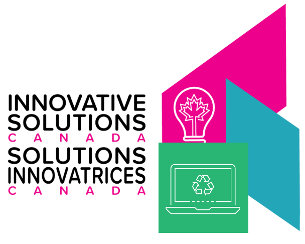 A colorful logo for innovative solutions canada
