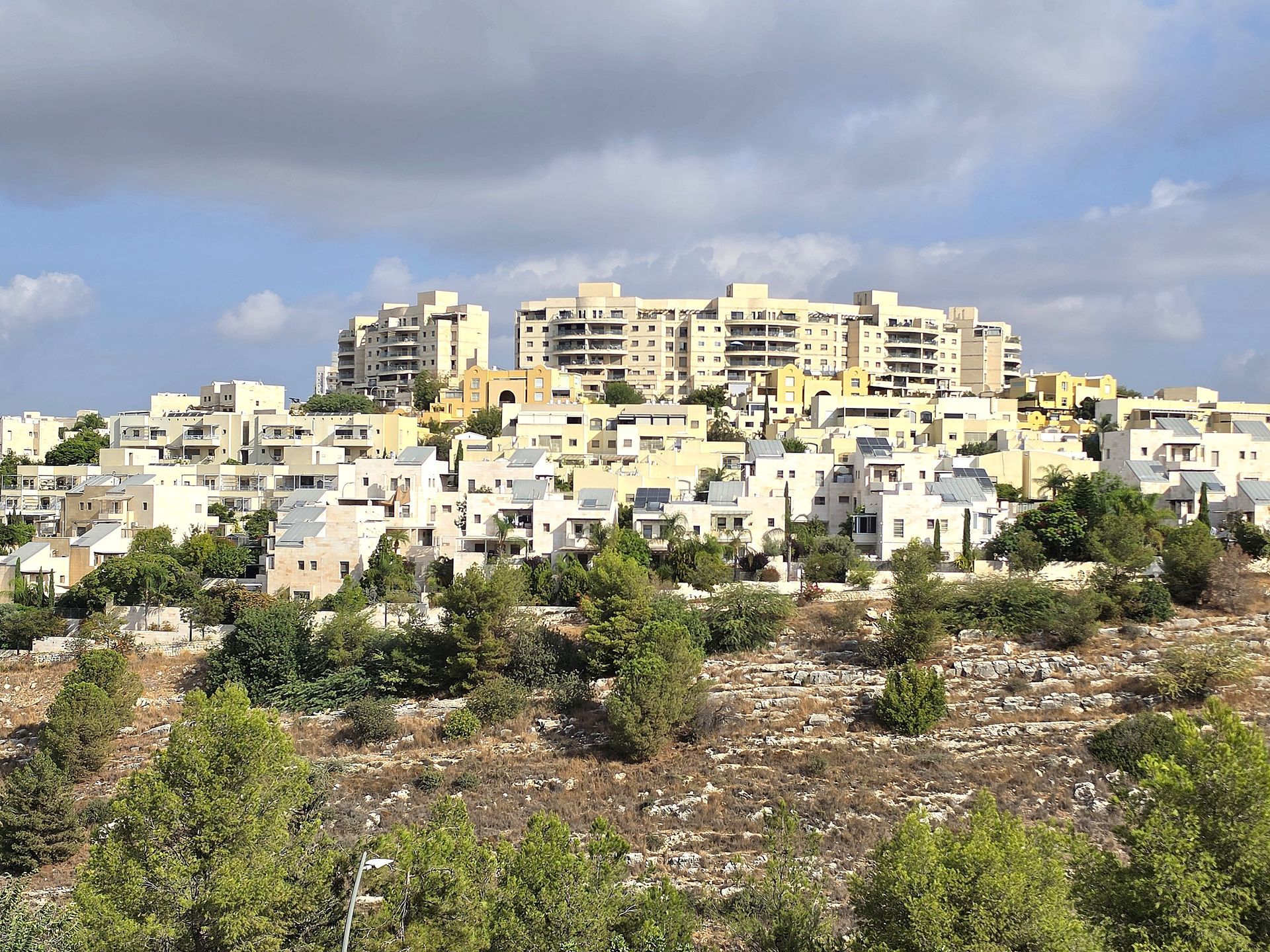 שכונת אבני חן במודיעין - מבט על השכונה