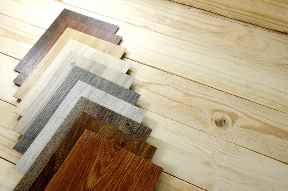 Wood Texture Floor Samples Of Laminate And Vinyl Floor Tile On Oak Wooden — B2B Flooring Solutions In Coffs Harbour, NSW