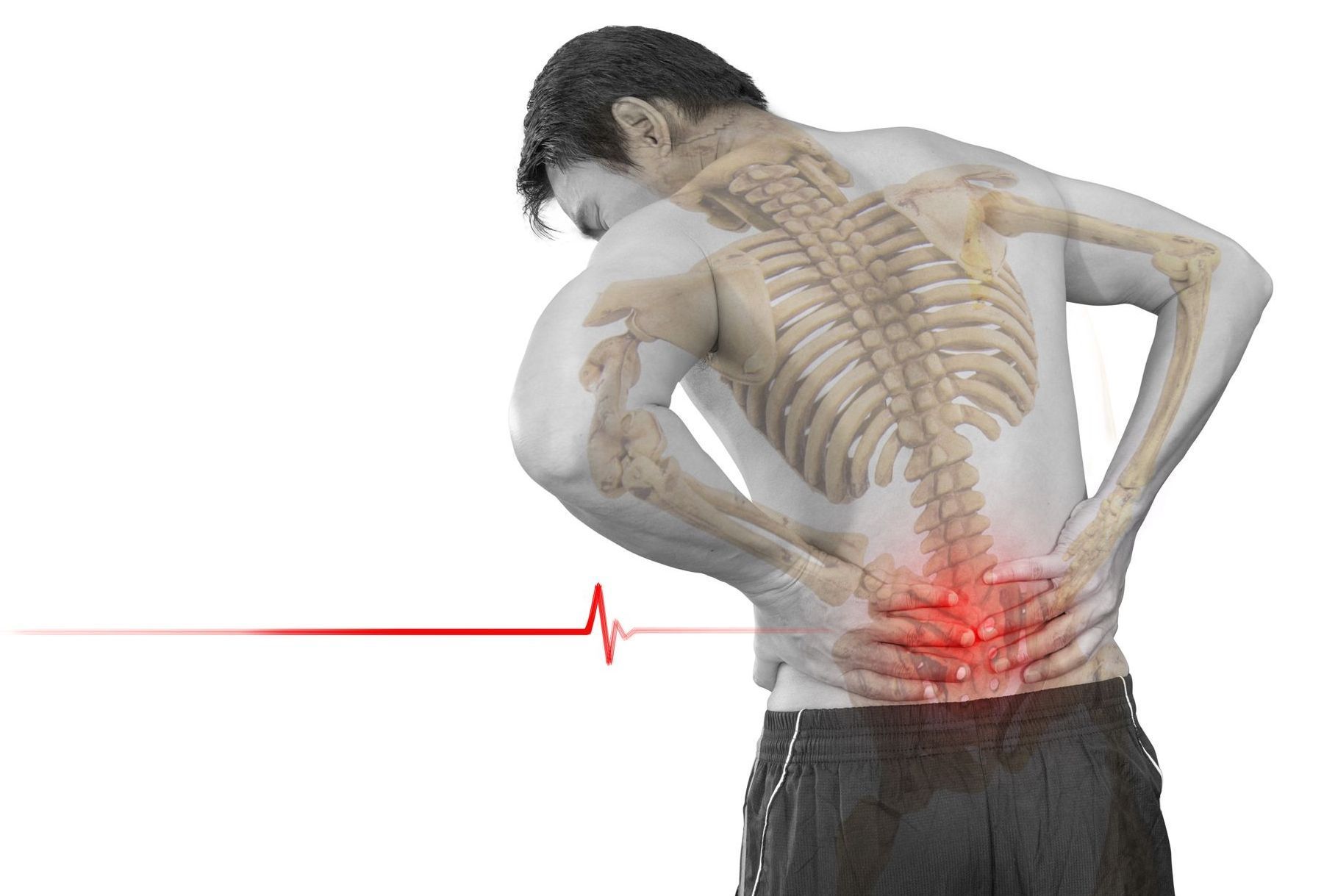 man with back pain