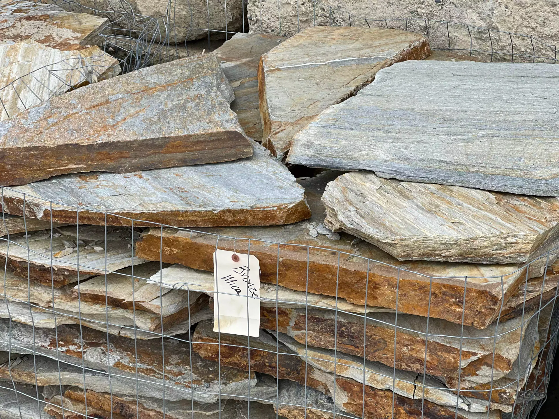 Bronze Mica Flagstone — Clinton Township, MI — B & W Landscape & Patio Supply