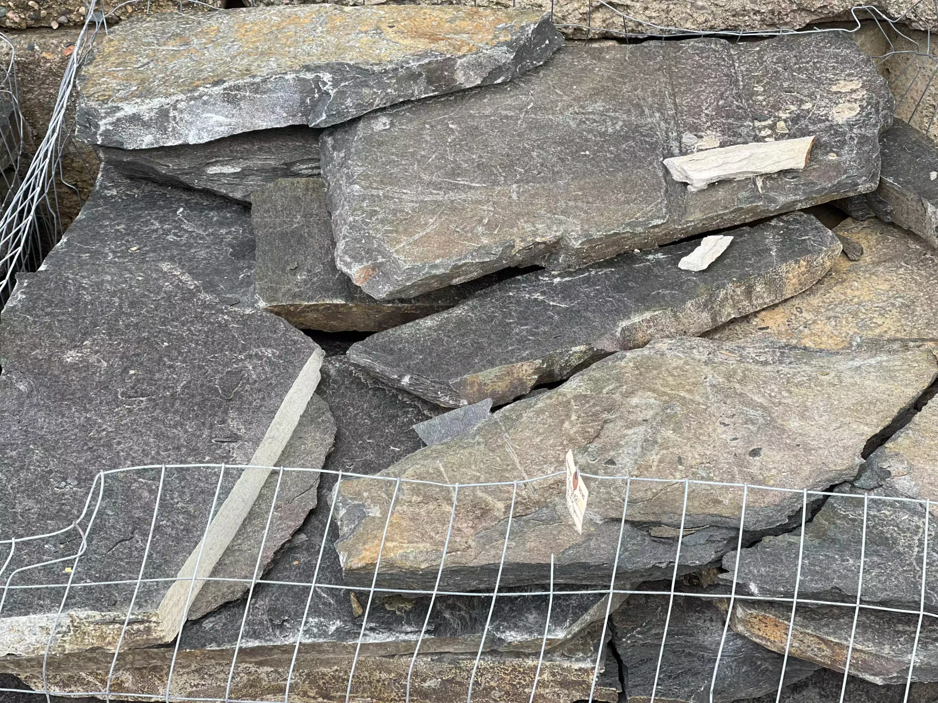 Dark Green Mica Flagstone — Clinton Township, MI — B & W Landscape & Patio Supply