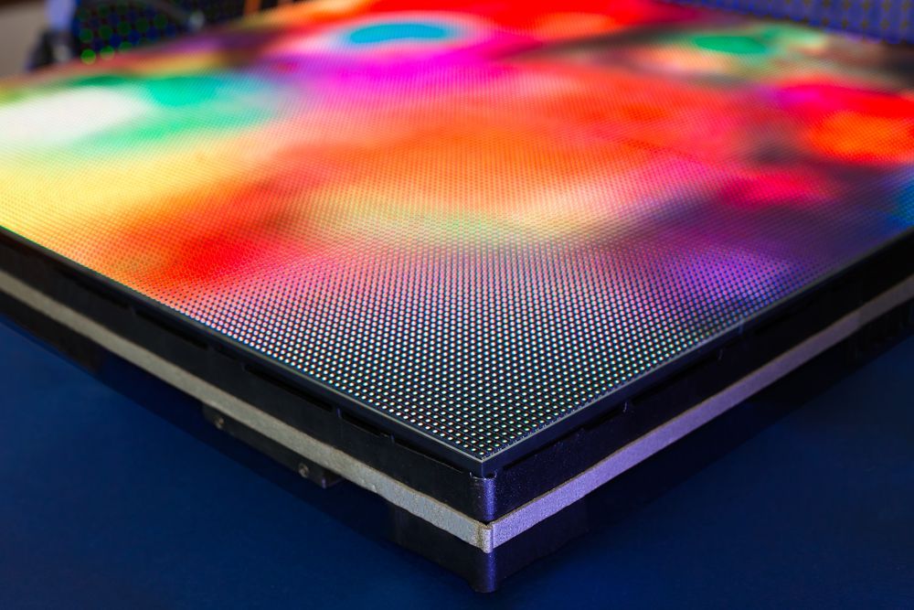 Close-up of a Colourful Led Dance Floor — HYVIS Pty Ltd in Mulambin, QLD