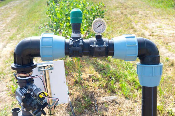 Water Pump with Pressure Meter — Barron, WI — Mark's Pump and Pressure Water Pump with Pressure Meter — Barron, WI — Mark's Pump and Pressure