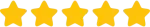 Five gold stars in a row.