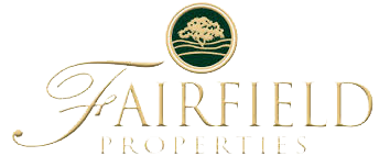 Fairfield Properties logo with an oak tree symbol above the company name in gold.