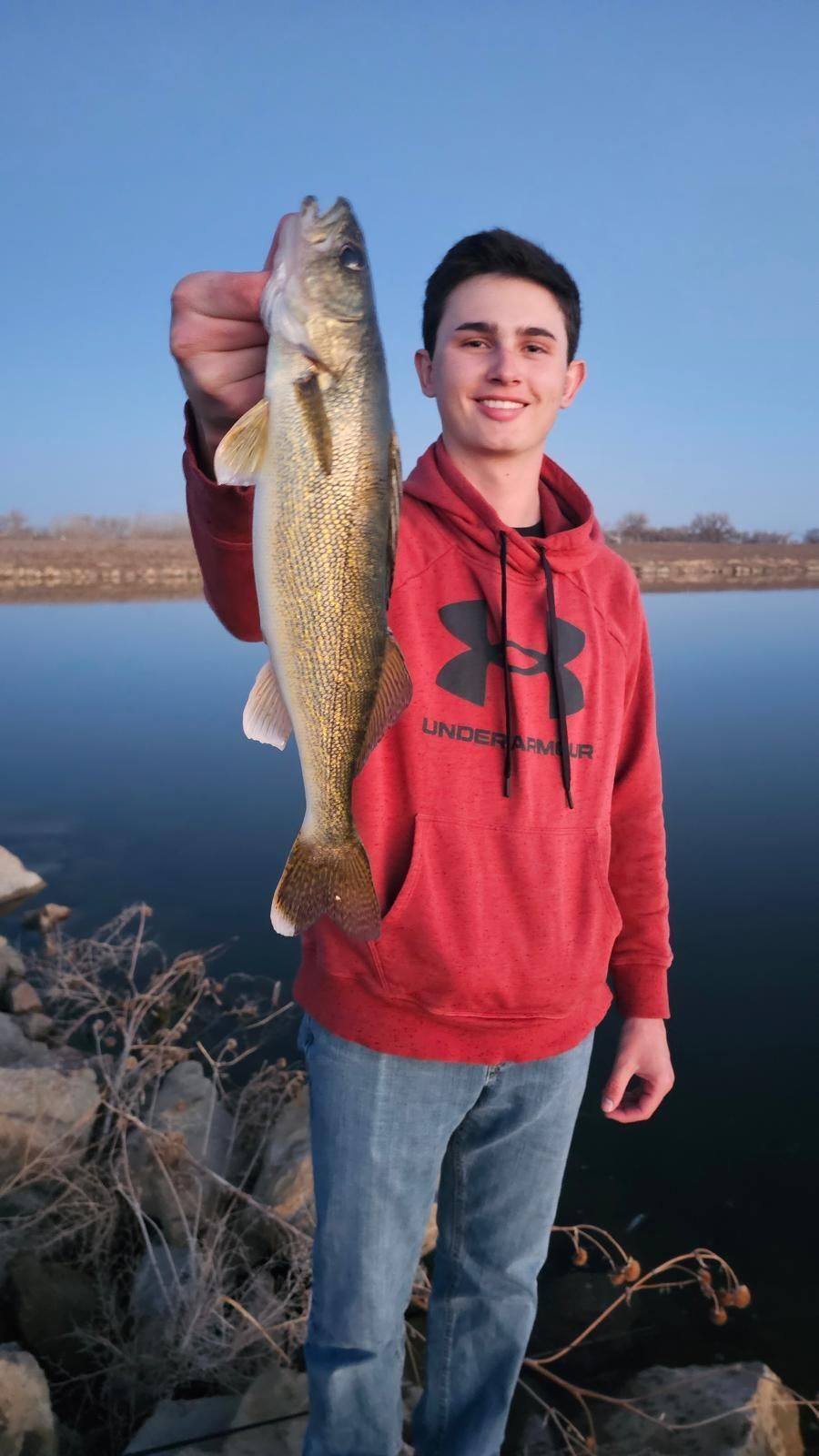 catch walleye in private lake