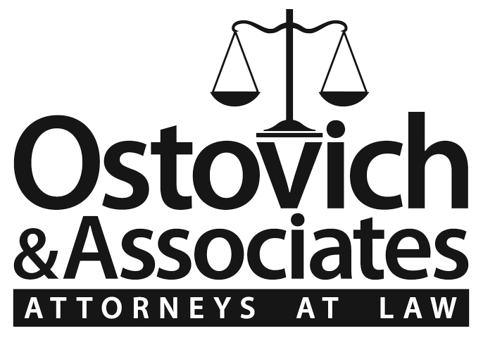 Ostovich & Associates Ostovich & Associates law firm logo with scales of justice and “Attorneys at Law” text
