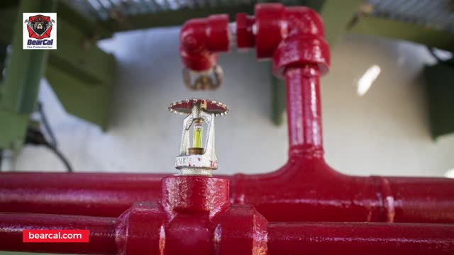 water sprinkler installed