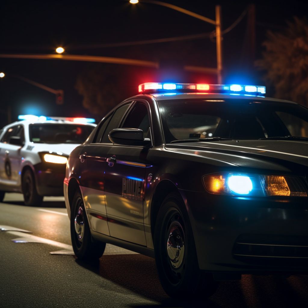 Murfreesboro police taking a drunk driver to jail after being arrested for DUI in front of The Avenue in Murfreesboro, TN