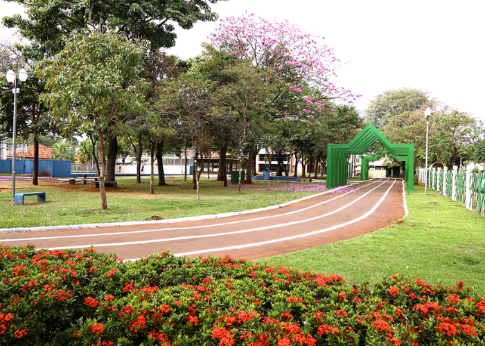 Parque dos Ipês na cidade de Dourados, Mato Grosso do Sul
