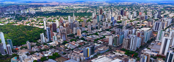 Vista aérea cidade de Maringá