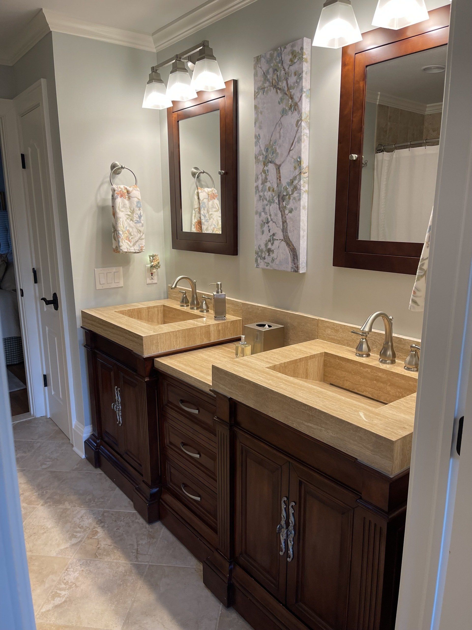 bathroom remodeling project
