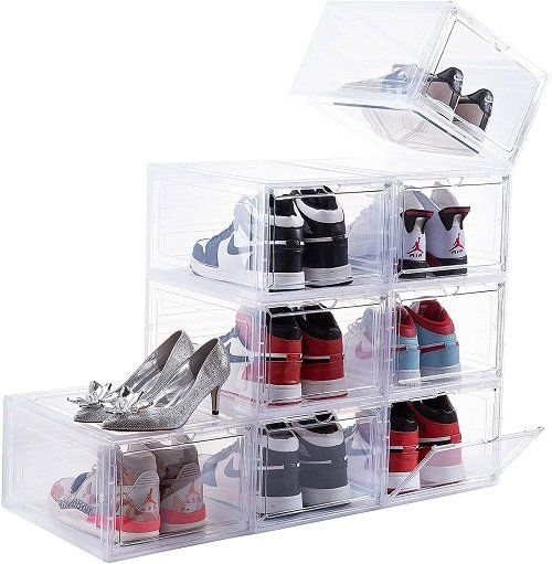 Drop Front Shoe Box