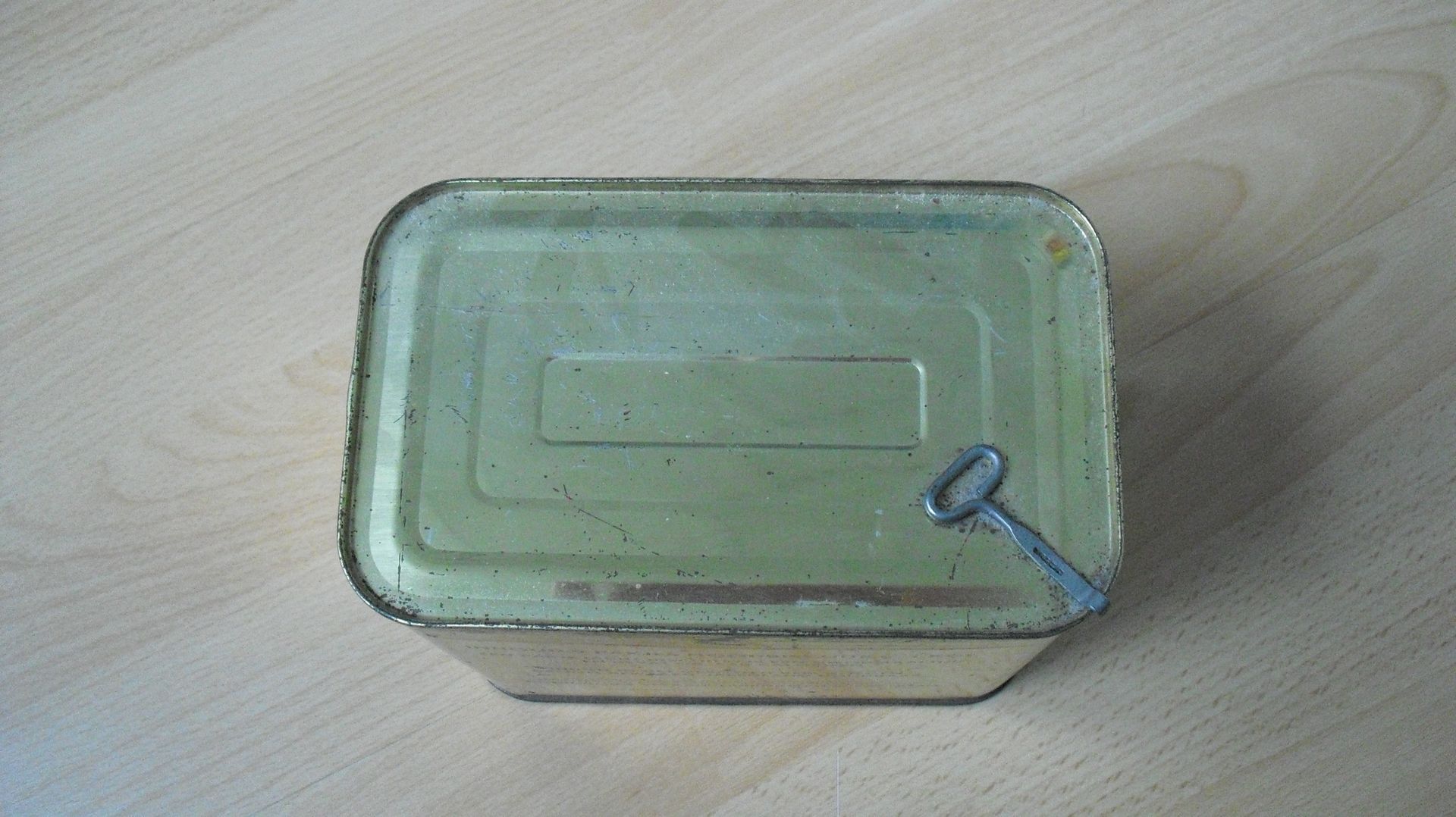 Vintage Verkade Noodbescuits Blik 1962