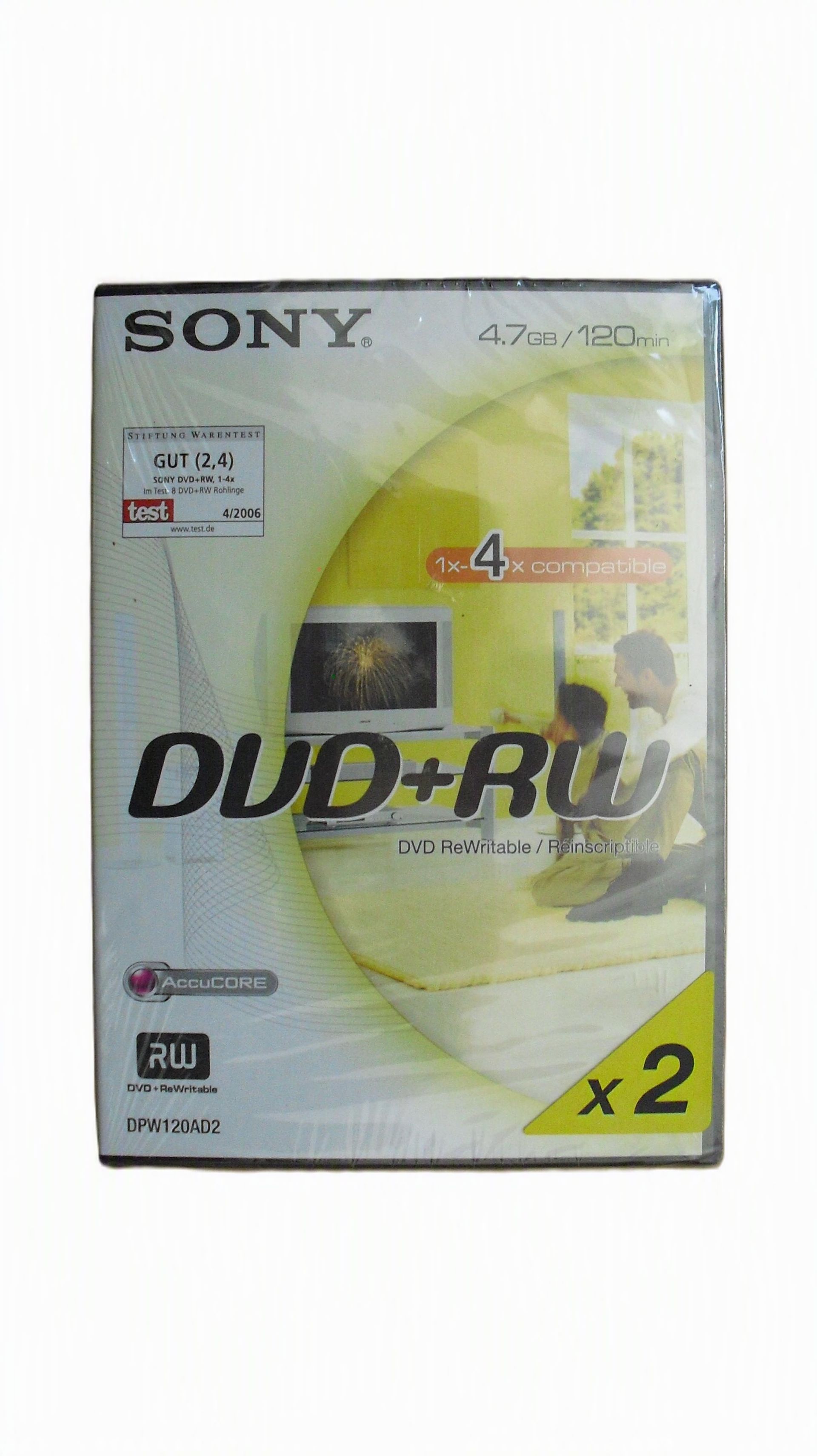 Sony  DVD+RW herschrijfbare DVD's