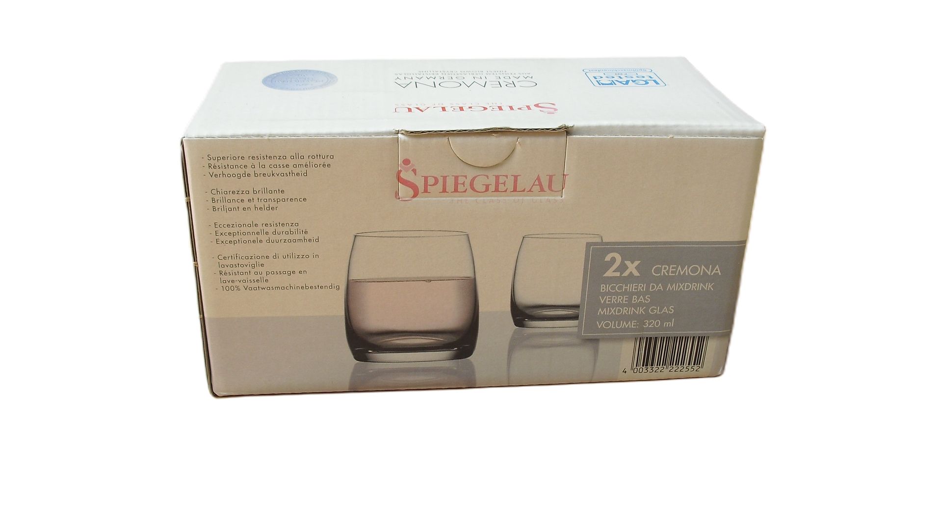 Siegelau Cremona set van 2 glazen