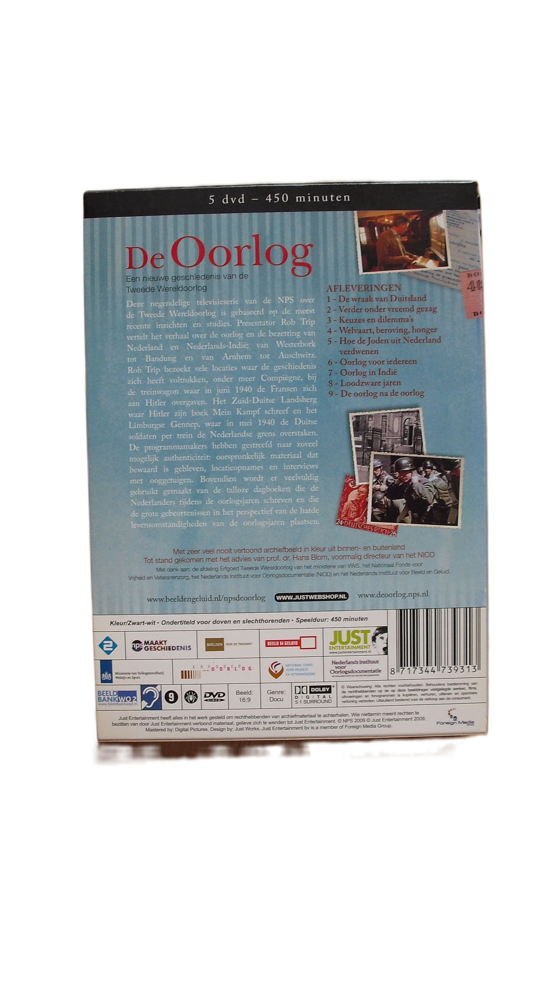 De Oorlog;  5 DVD