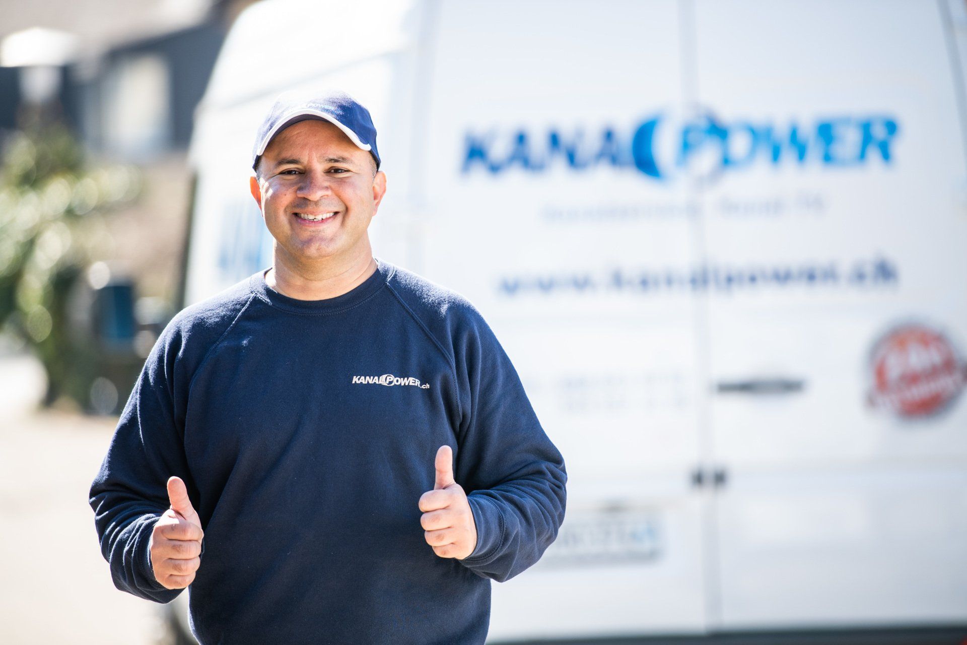 Die beiden Chefs von Kanalpower: Tiago Favre und Vinicius Diggelmann