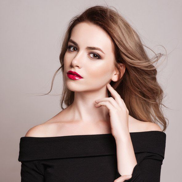 Portrait of beautiful woman