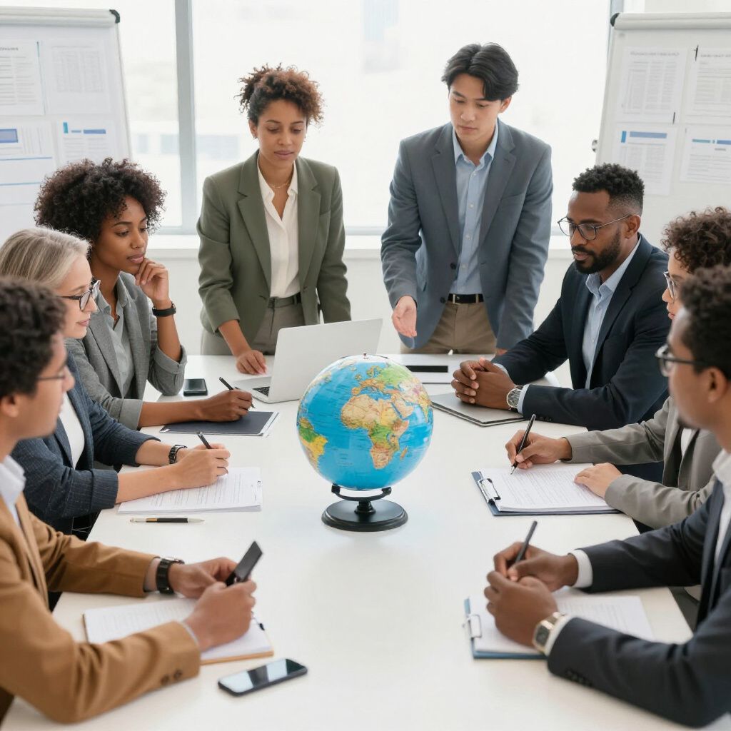 Business meeting diverse group