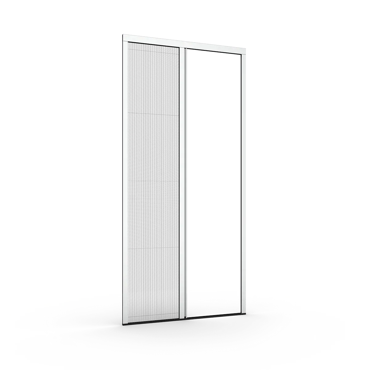 Porta con zanzariera, pannelli in rete