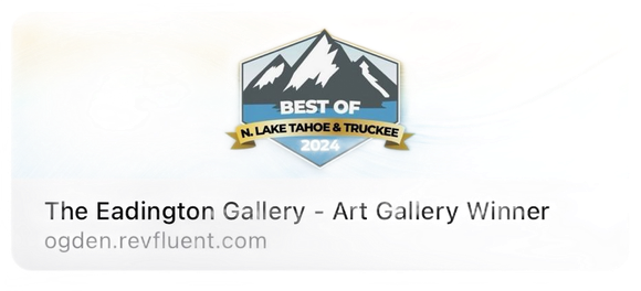 2024 Best Art Gallery,
No. Lake Tahoe & Truckee