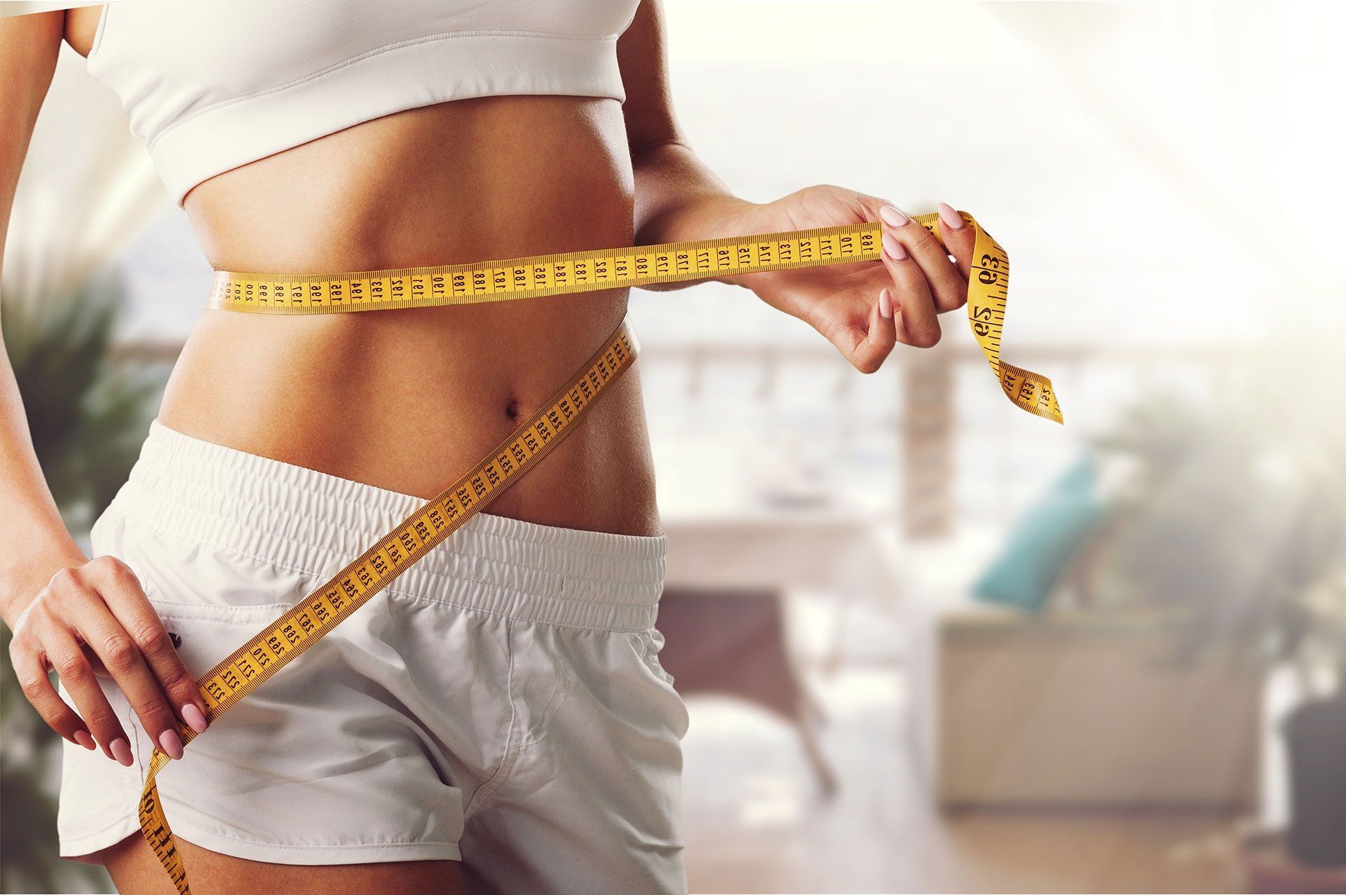 Woman with measure