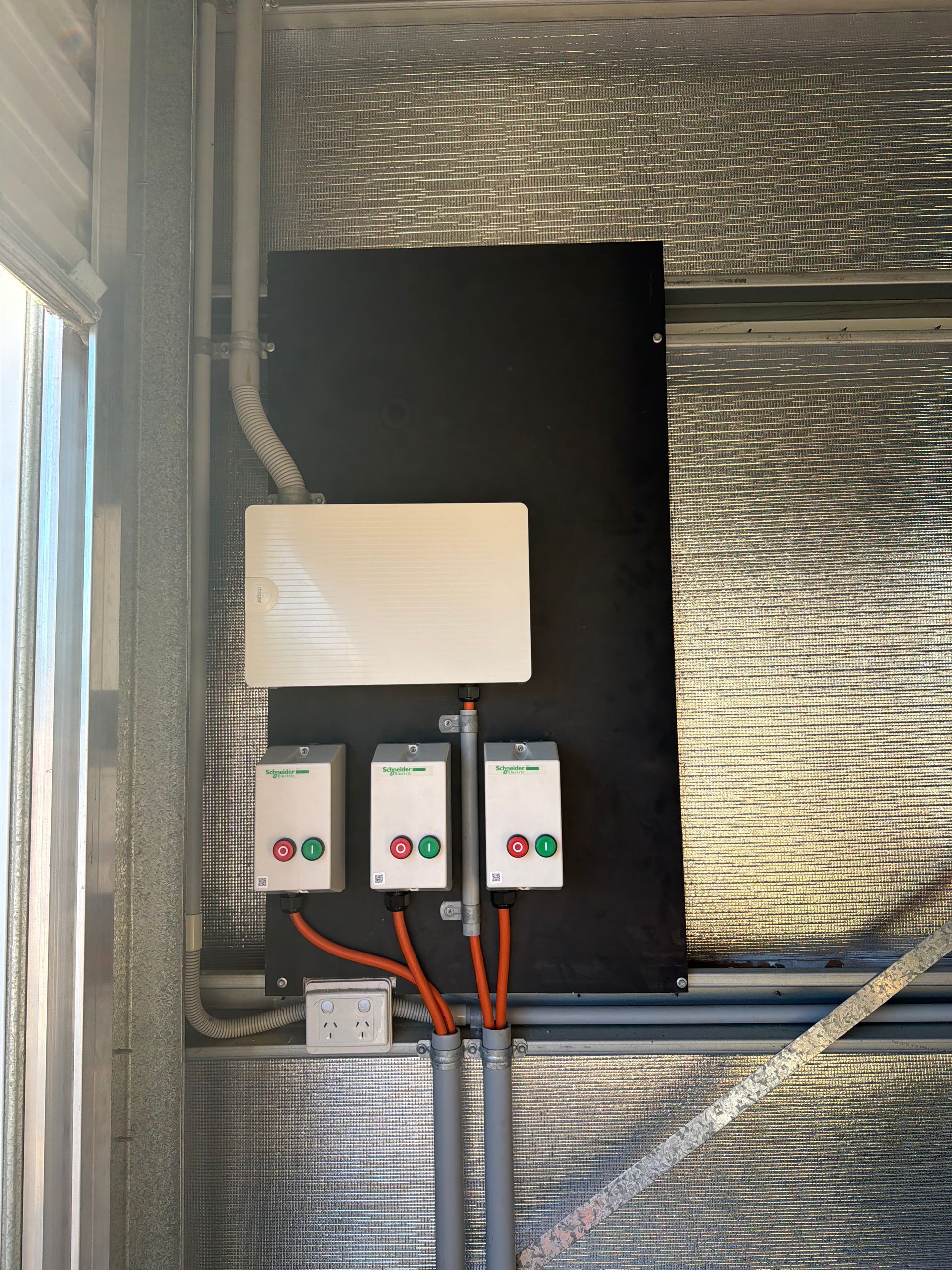 Electrical Control Panel With Three Small Devices — CQ Pro-Lec in Pacific Heights, QLD