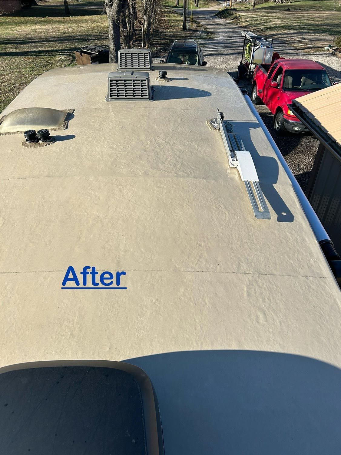 After Cleaning the Camper Van