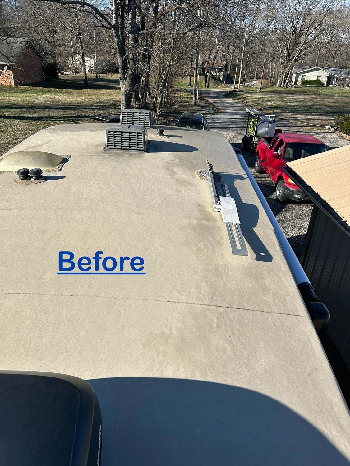 Before Cleaning the Camper Van